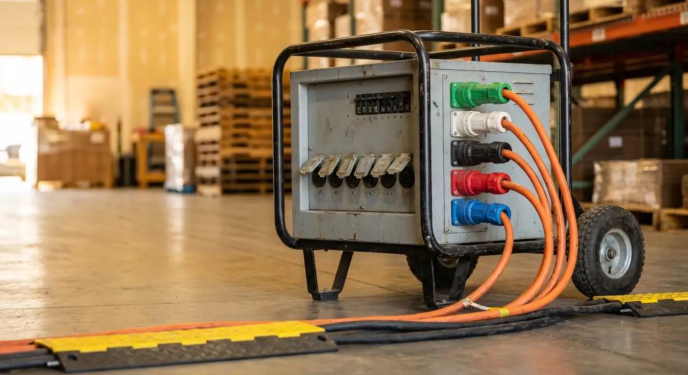 Commercial generator and power distribution equipment in Delray Beach, FL