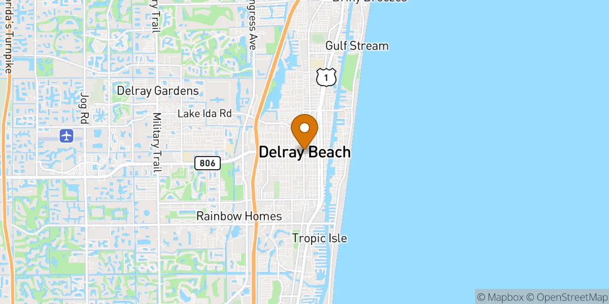  neighborhood map in Delray Beach, FL