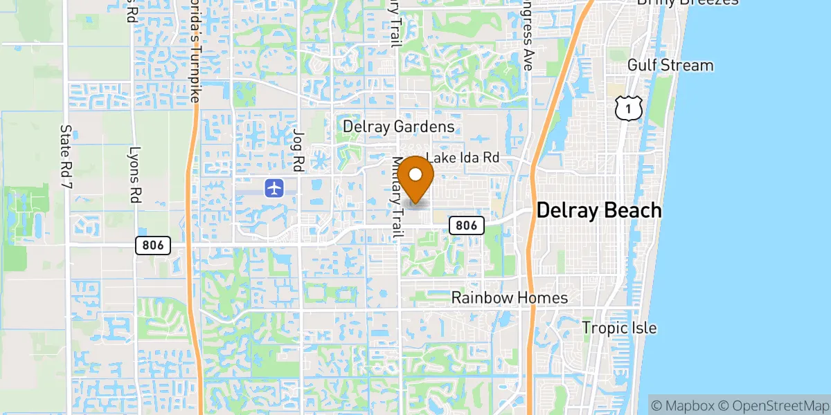  neighborhood map in Delray Beach, FL