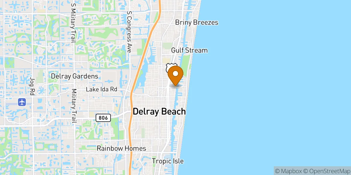  neighborhood map in Delray Beach, FL