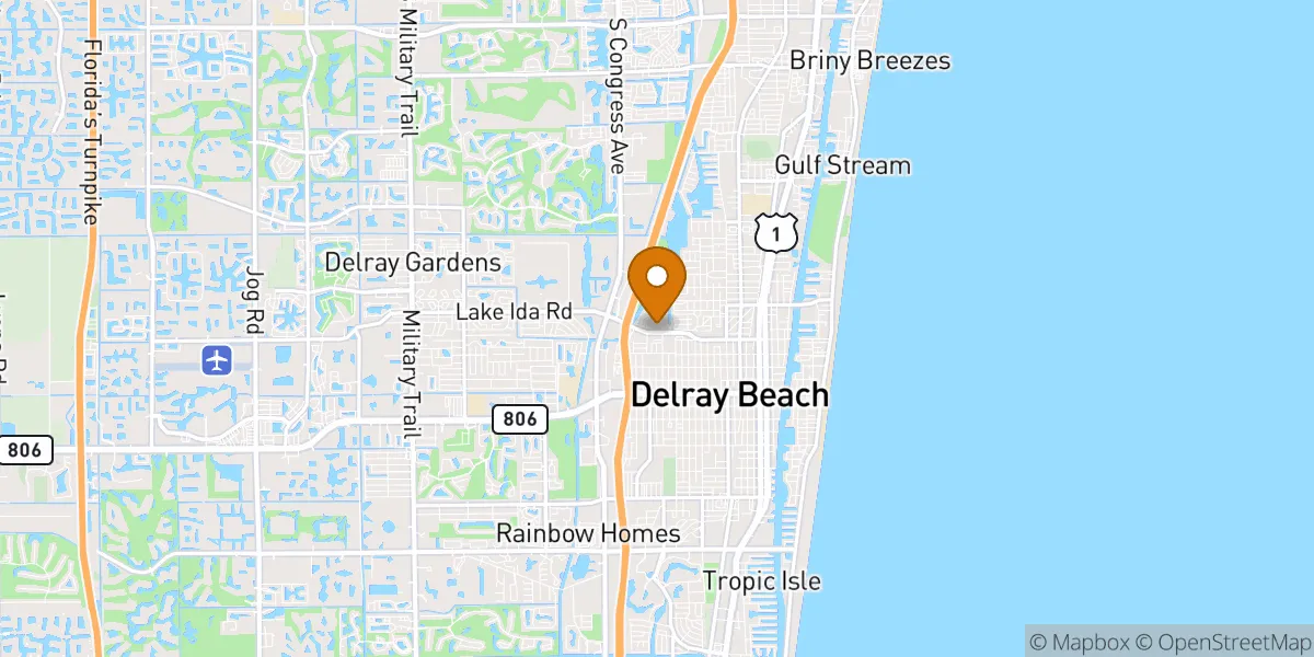  neighborhood map in Delray Beach, FL