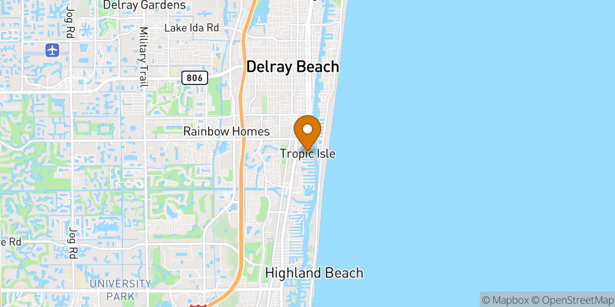  neighborhood map in Delray Beach, FL