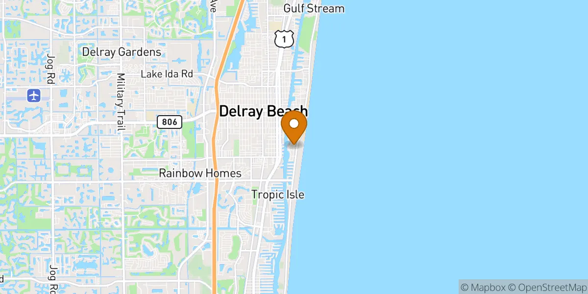  neighborhood map in Delray Beach, FL