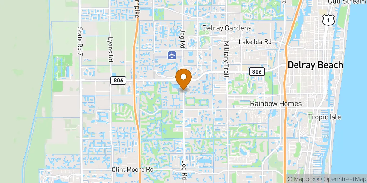  neighborhood map in Delray Beach, FL
