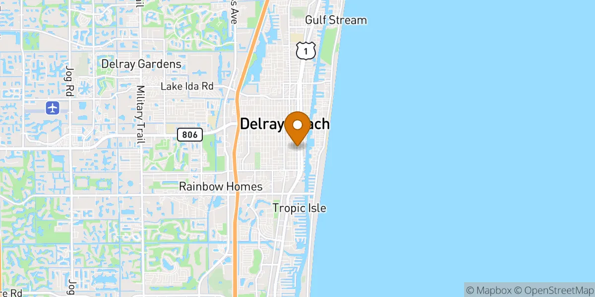  neighborhood map in Delray Beach, FL