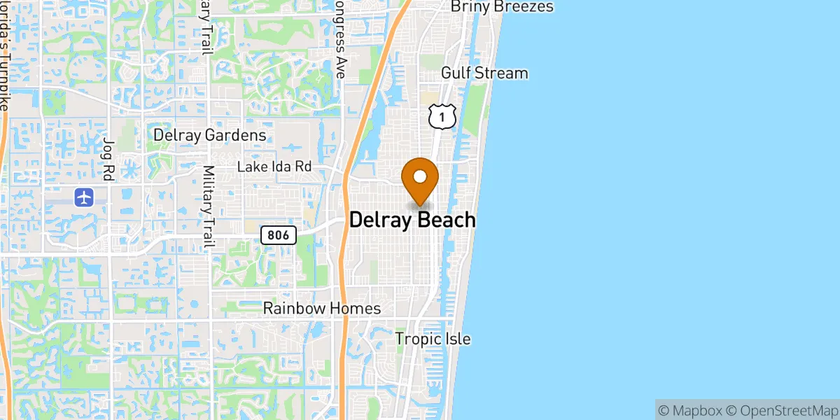  neighborhood map in Delray Beach, FL