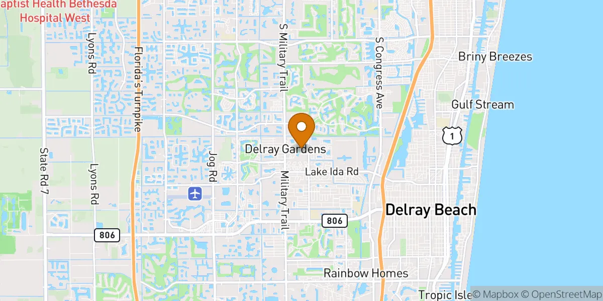  neighborhood map in Delray Beach, FL