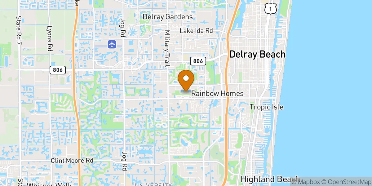  neighborhood map in Delray Beach, FL