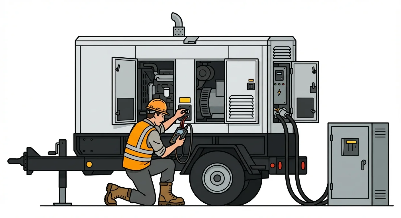 Infographic showing common sources of generator downtime in Delray Beach, FL